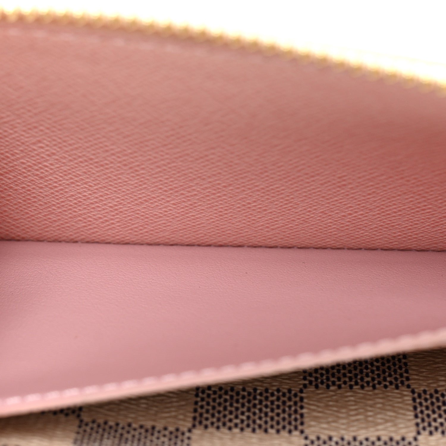 Louis Vuitton Damier Azur Clemence Wallet Rose Ballerine 9 of 13