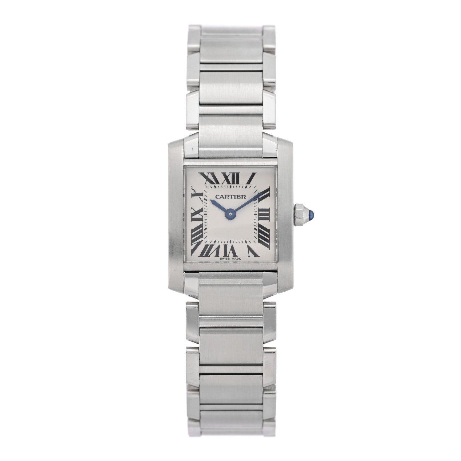Cartier Stainless Steel 20mm Tank Francaise Quartz Watch 1 of 5