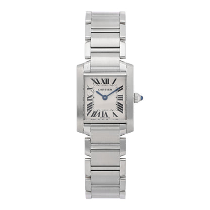 Cartier Stainless Steel 20mm Tank Francaise Quartz Watch 1 of 5