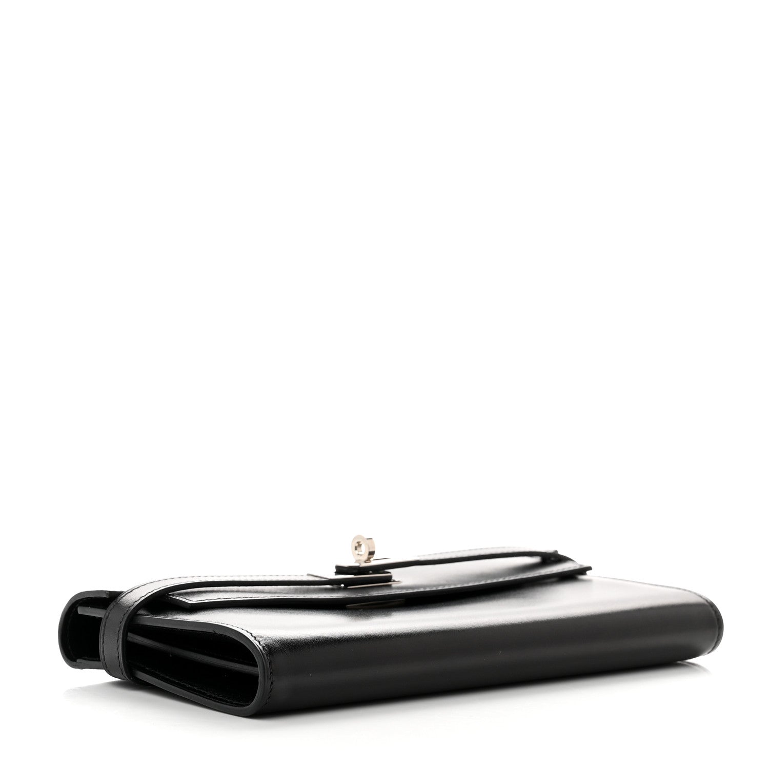 Hermes Box Kelly Longue Wallet Black 4 of 8