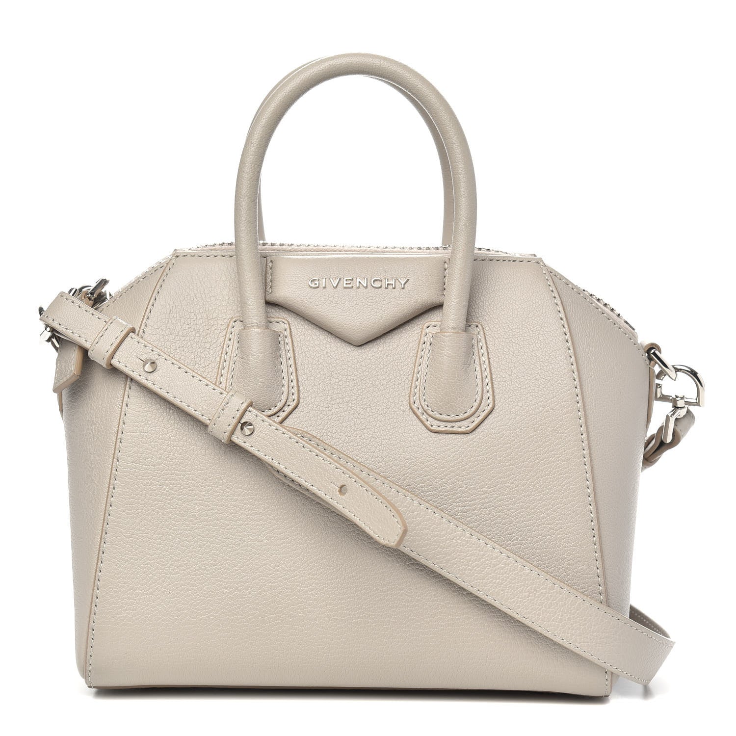 Givenchy Sugar Goatskin Mini Antigona Beige Buff 1 of 9