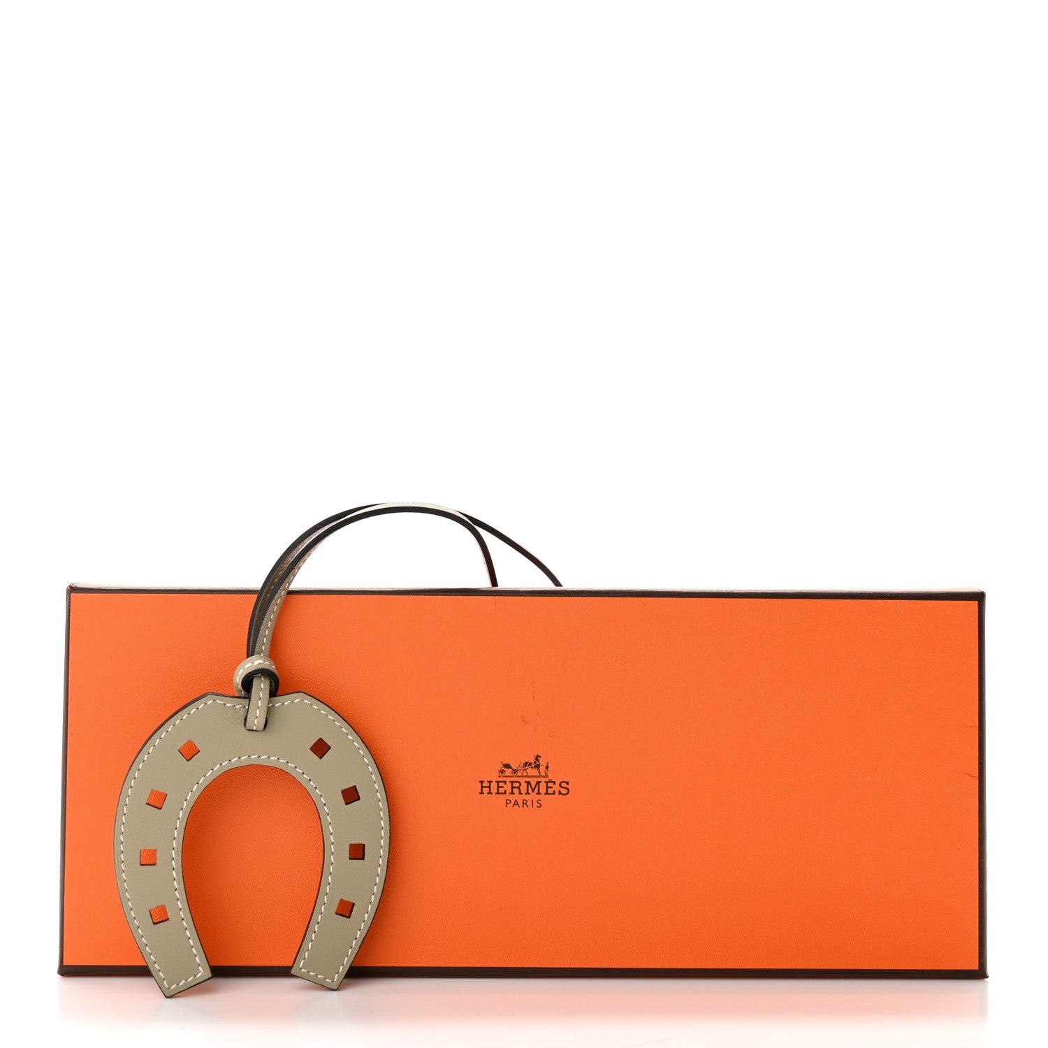 Hermes Swift Paddock Horseshoe Bag Charm Sauge 5 of 5