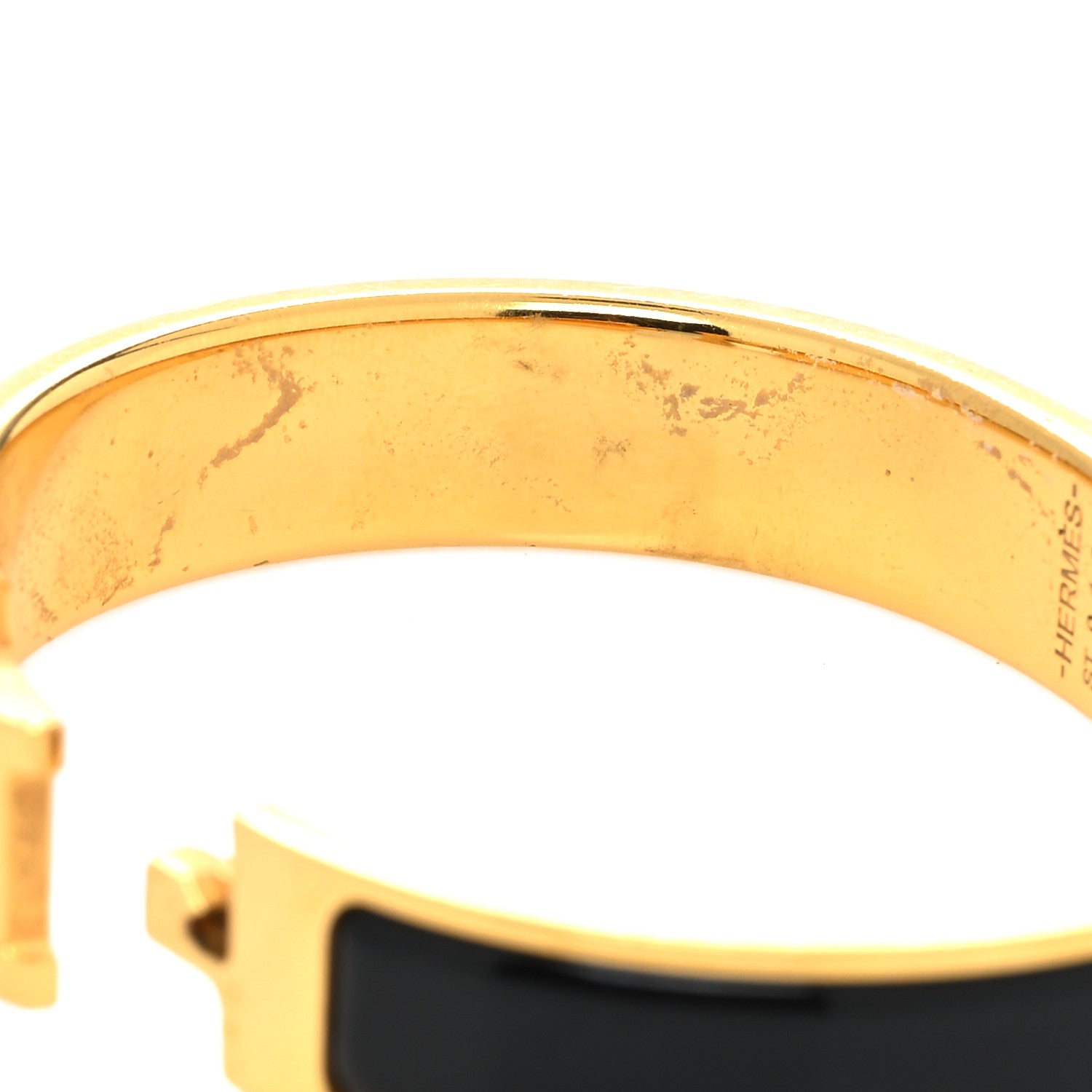 Hermes Enamel Narrow Clic Clac H Bracelet PM Black 6 of 6