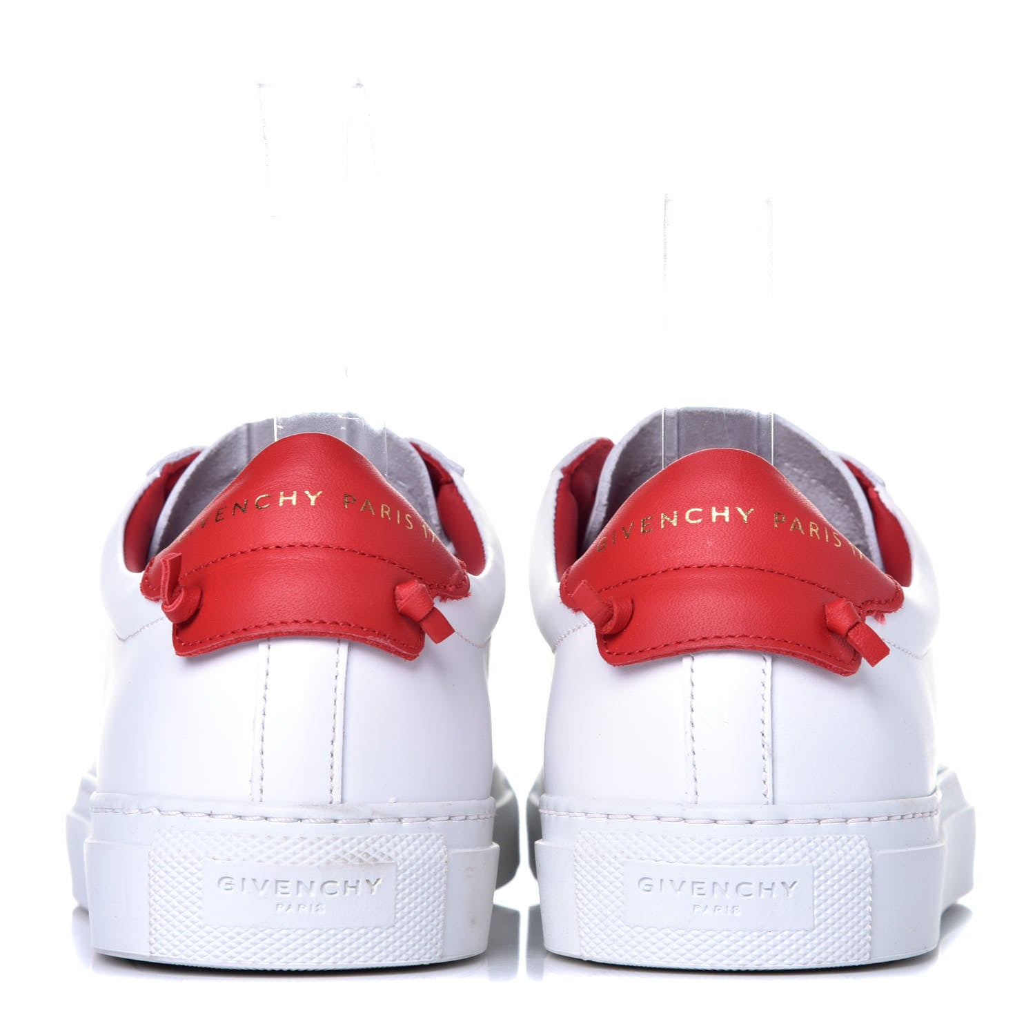 Givenchy Calfskin Womens Urban Street Sneakers 37 White Red 5 of 11