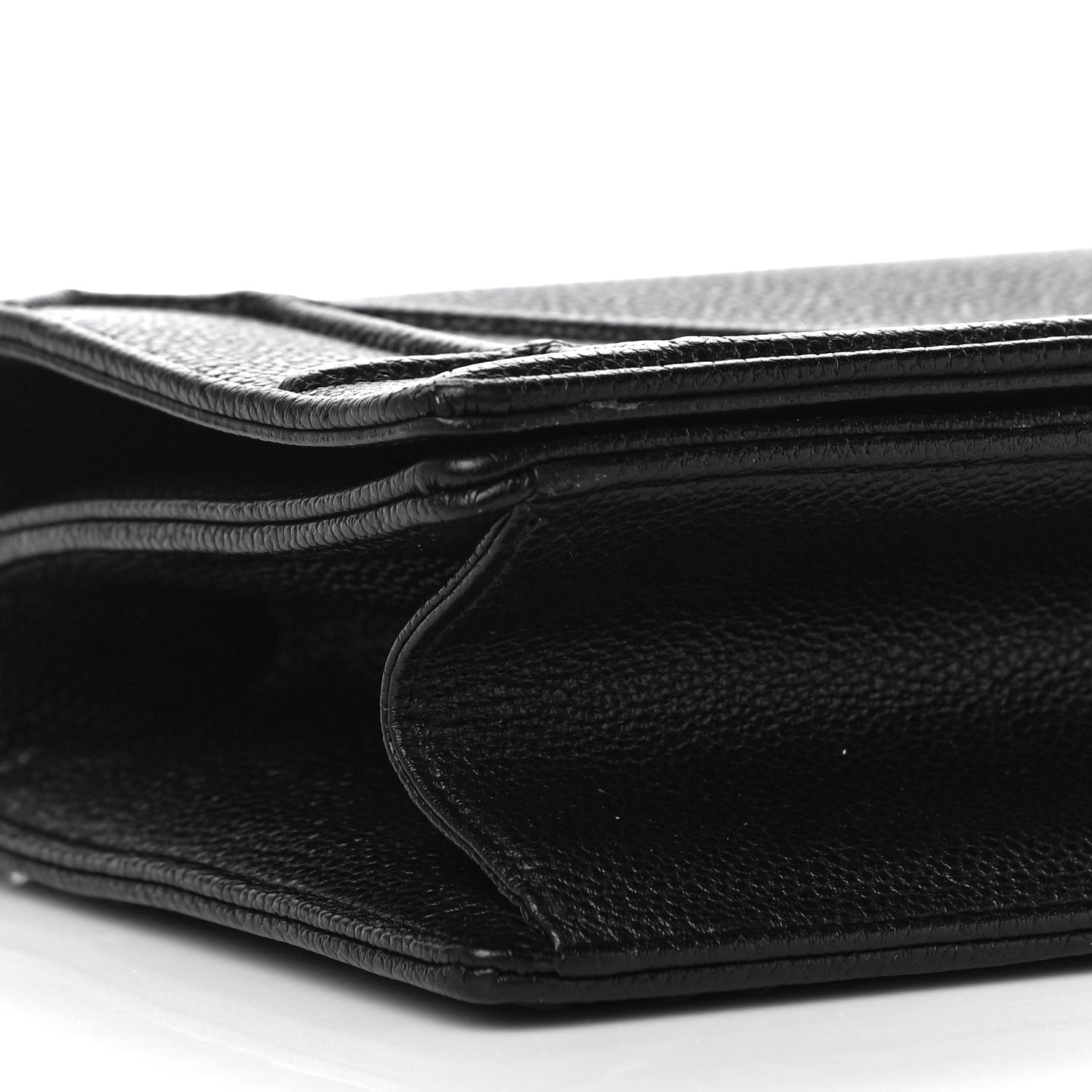 Christian Dior Grained Calfskin Medium Diorama Flap Bag Black 8 of 11