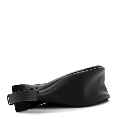 The Row Grained Calfskin Small Slouchy Banana Bag Black 4 of 10