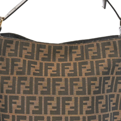 Fendi Zucca Vitello Artic Small Hobo Tobacco Castagna 8 of 10