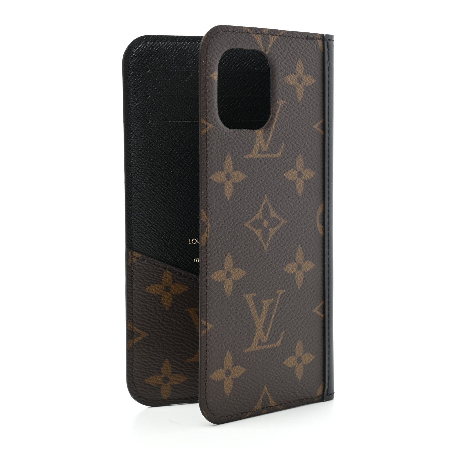 Louis Vuitton Monogram iPhone 11 Folio Case Black 2 of 4