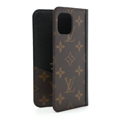 Louis Vuitton Monogram iPhone 11 Folio Case Black 2 of 4