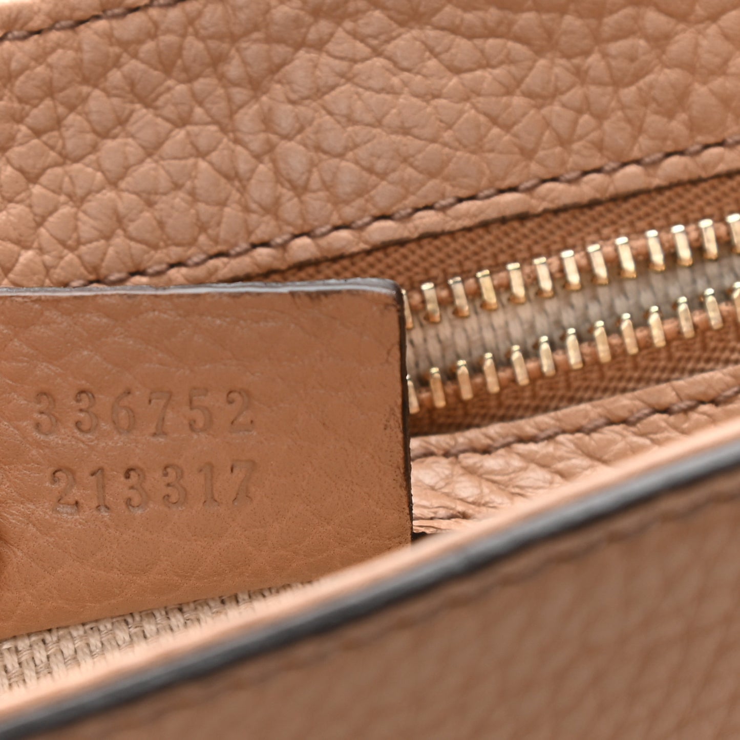 Pebbled Calfskin Medium Soho Flap Crossbody Camelia
