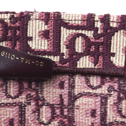 Christian Dior Oblique Large Book Tote Burgundy Multicolor 7 of 12