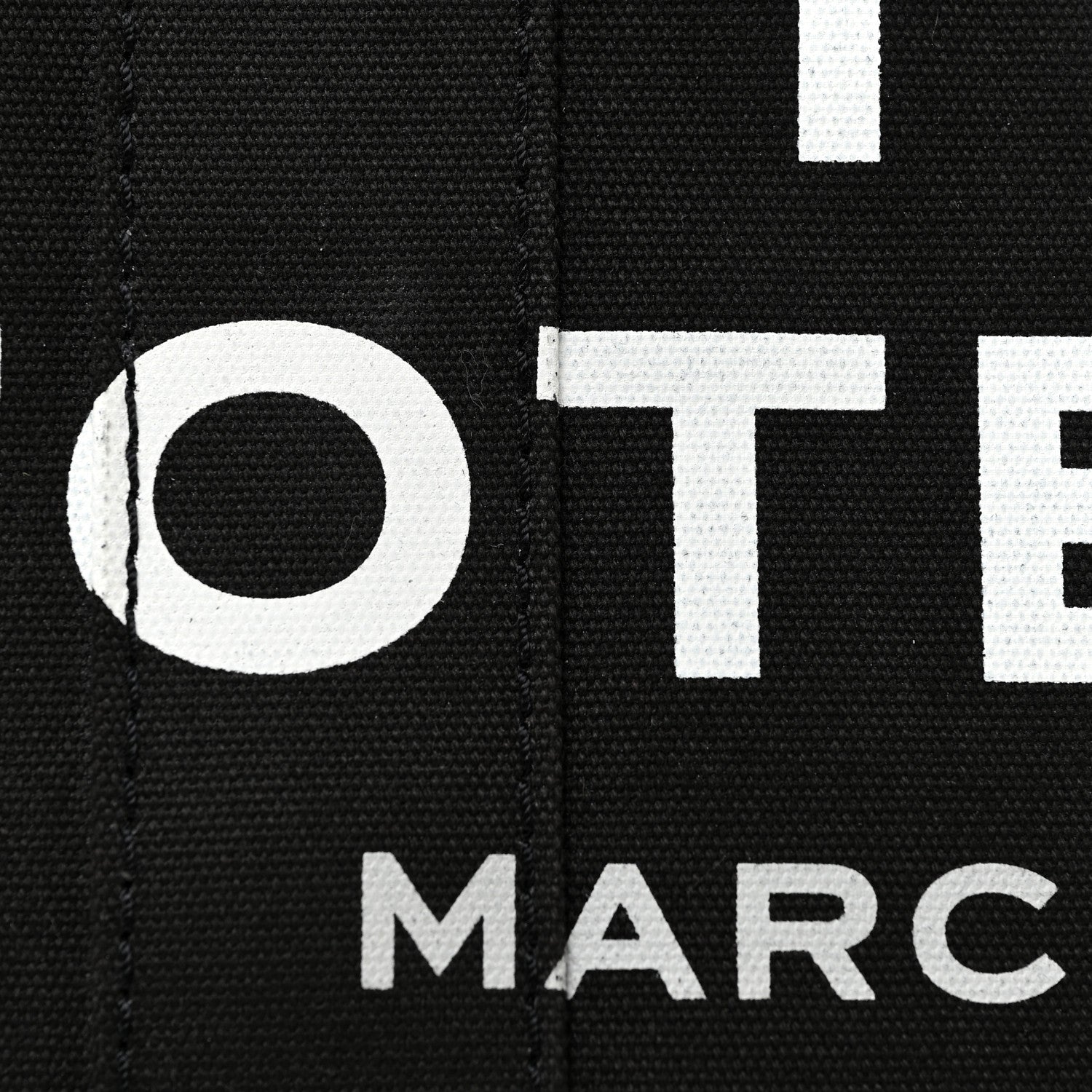 Marc Jacobs Cotton Canvas Large Tote Bag Black 7 of 9