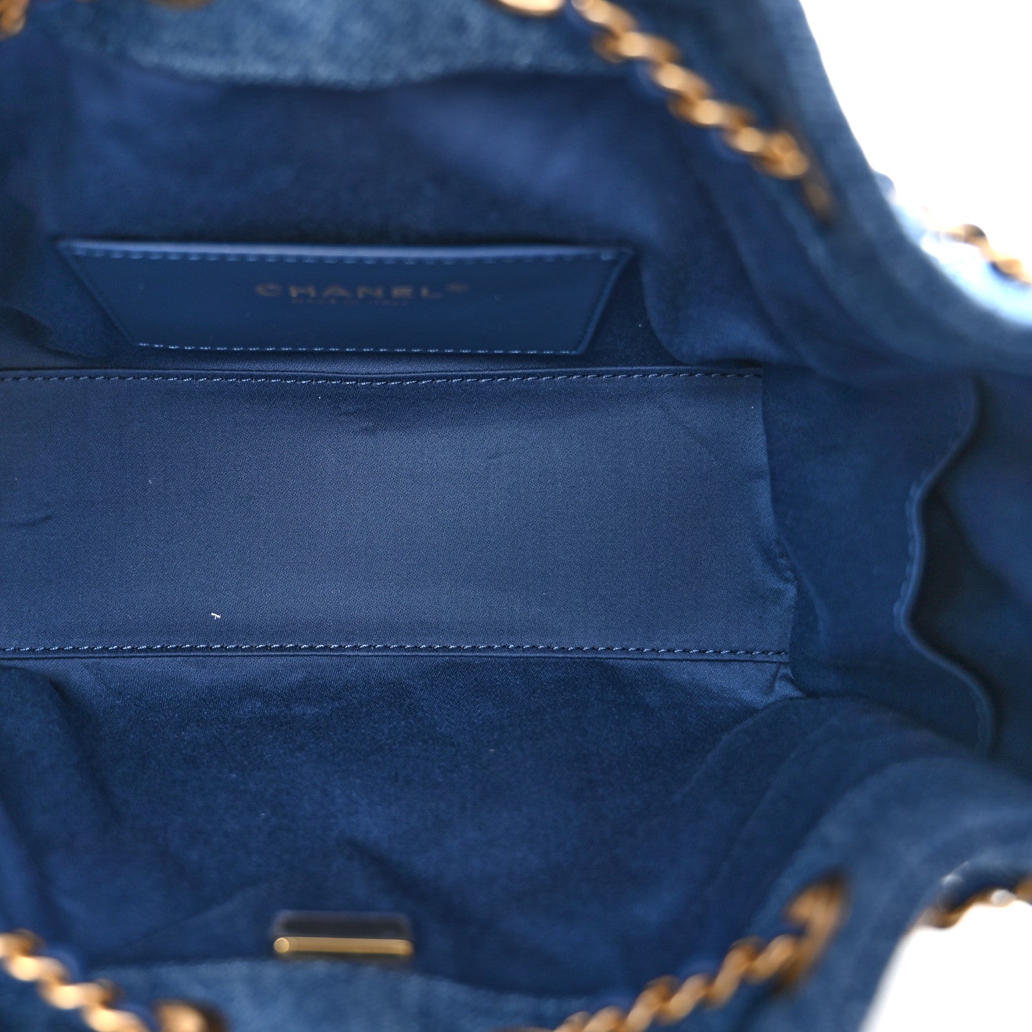 Chanel Washed Denim Quilted Mini Chanel 25 Handbag Blue 5 of 11