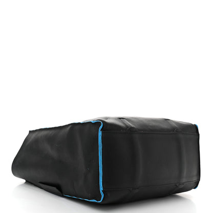 Balenciaga Veau Baltimore Double Sided Small Everyday Tote Bleu Turquoise Black 8 of 21