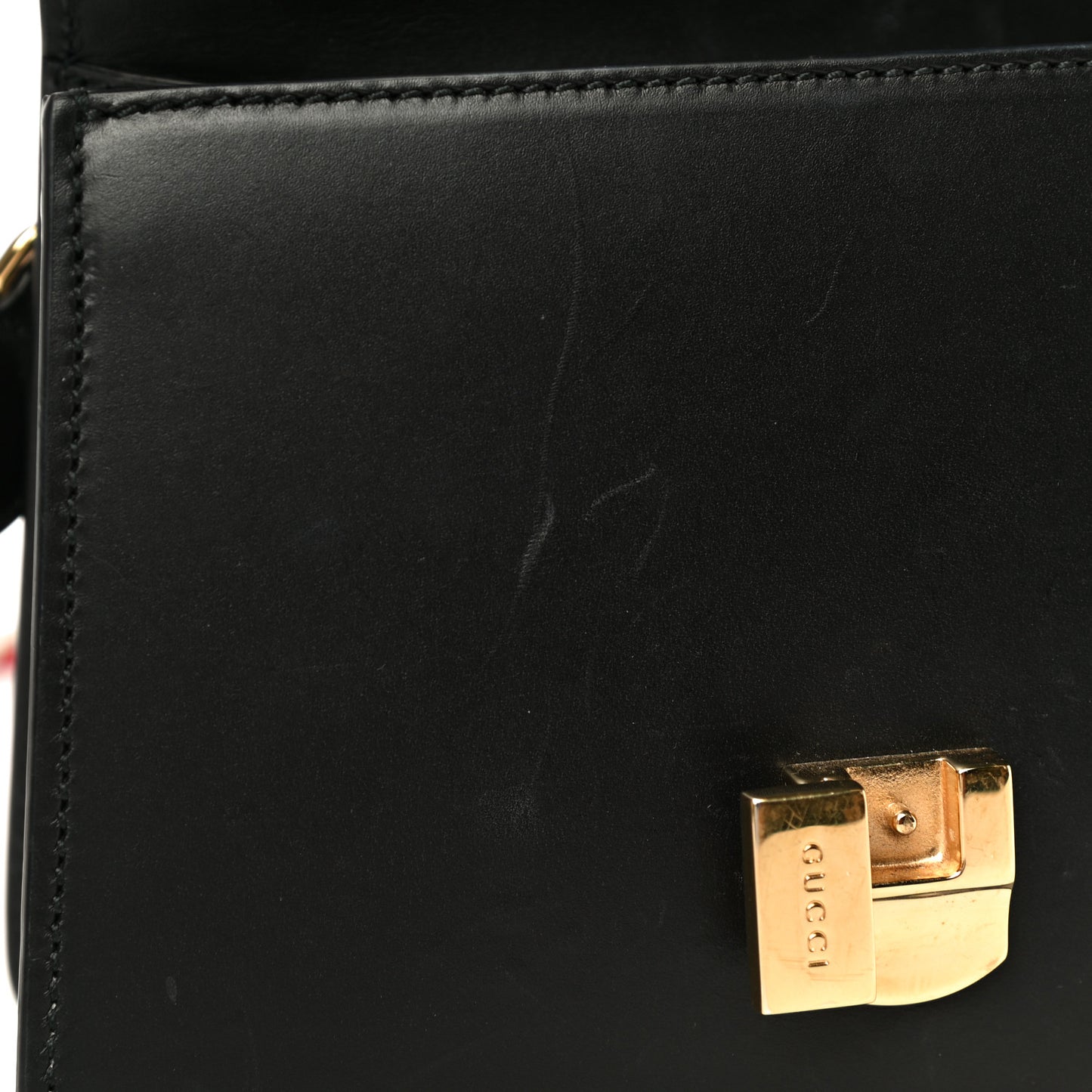 Calfskin Mini Sylvie Top Handle Bag Black