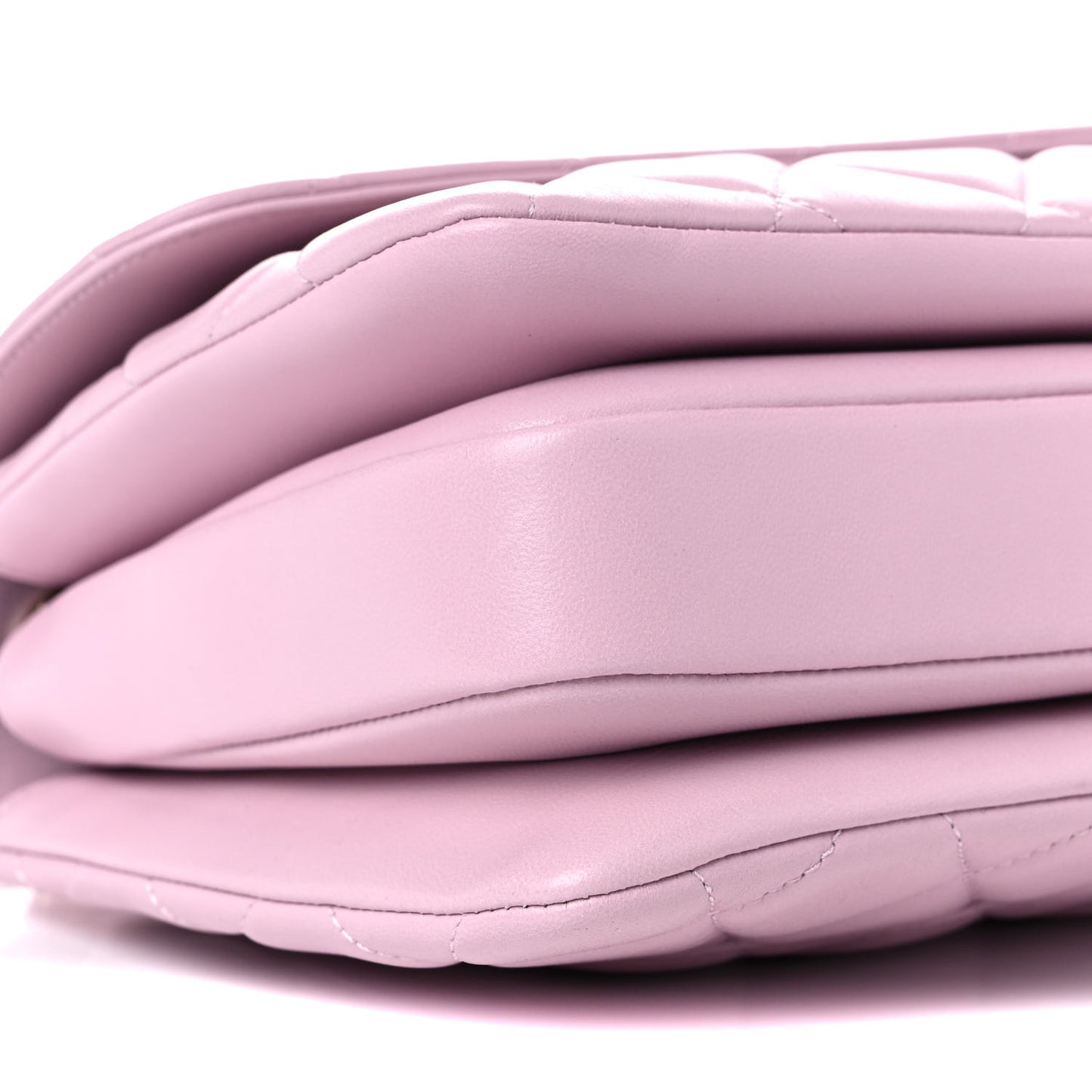 Lambskin Quilted Small Trendy CC Flap Dual Handle Bag Light Pink