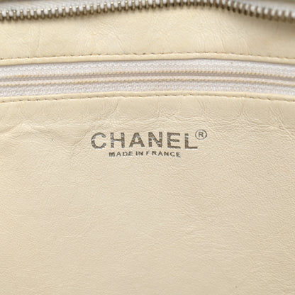 Chanel Canvas Quilted Sport Shoulder Bag Grey White 6 of 15