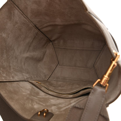 Celine Soft Grained Calfskin Sangle Bucket Bag Taupe 5 of 9