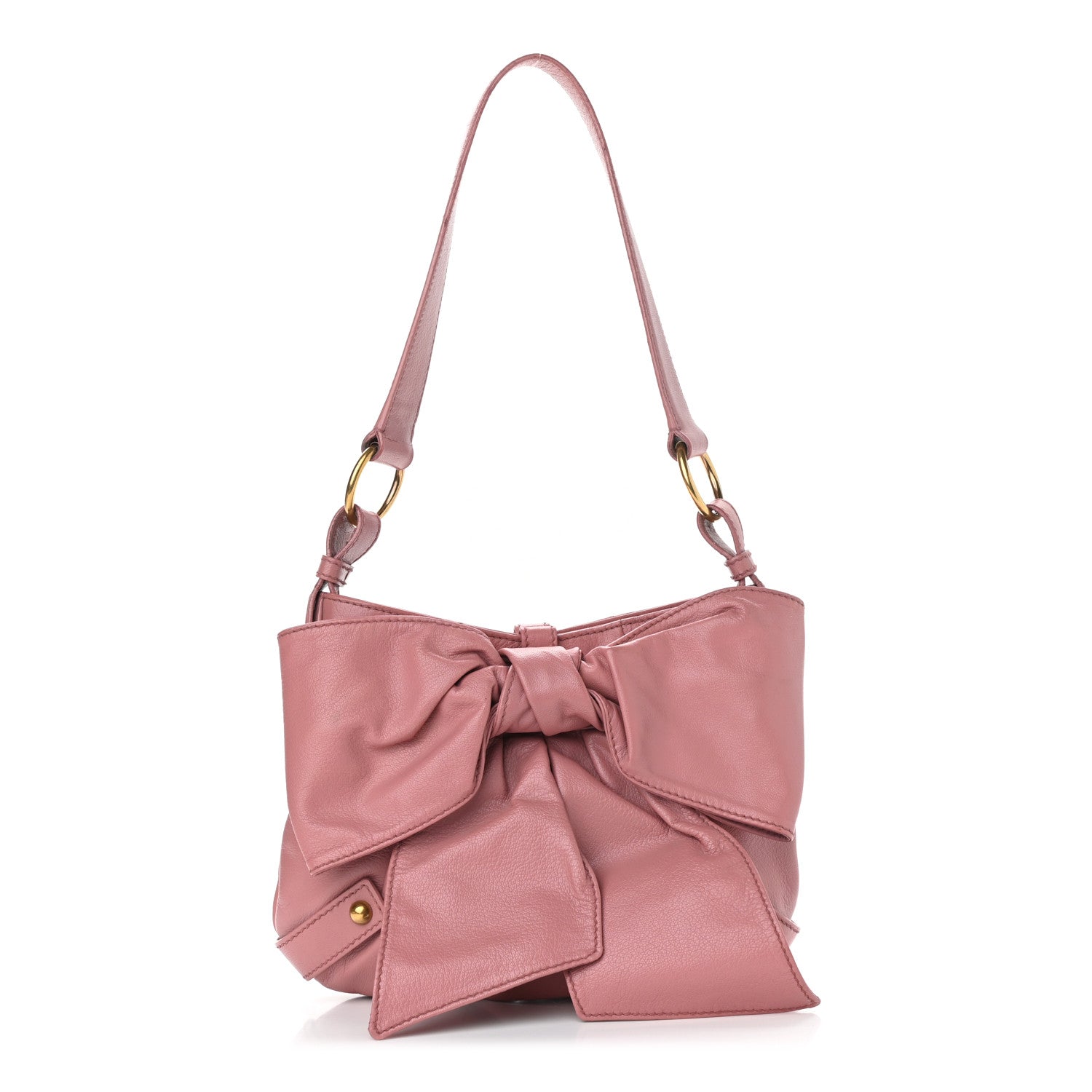 Saint Laurent Chevre Bow Handbag 1 of 14