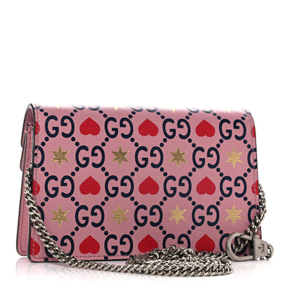 Gucci Calfskin Valentine's Day Exclusive Super Mini Dionysus Shoulder Bag 3 of 9