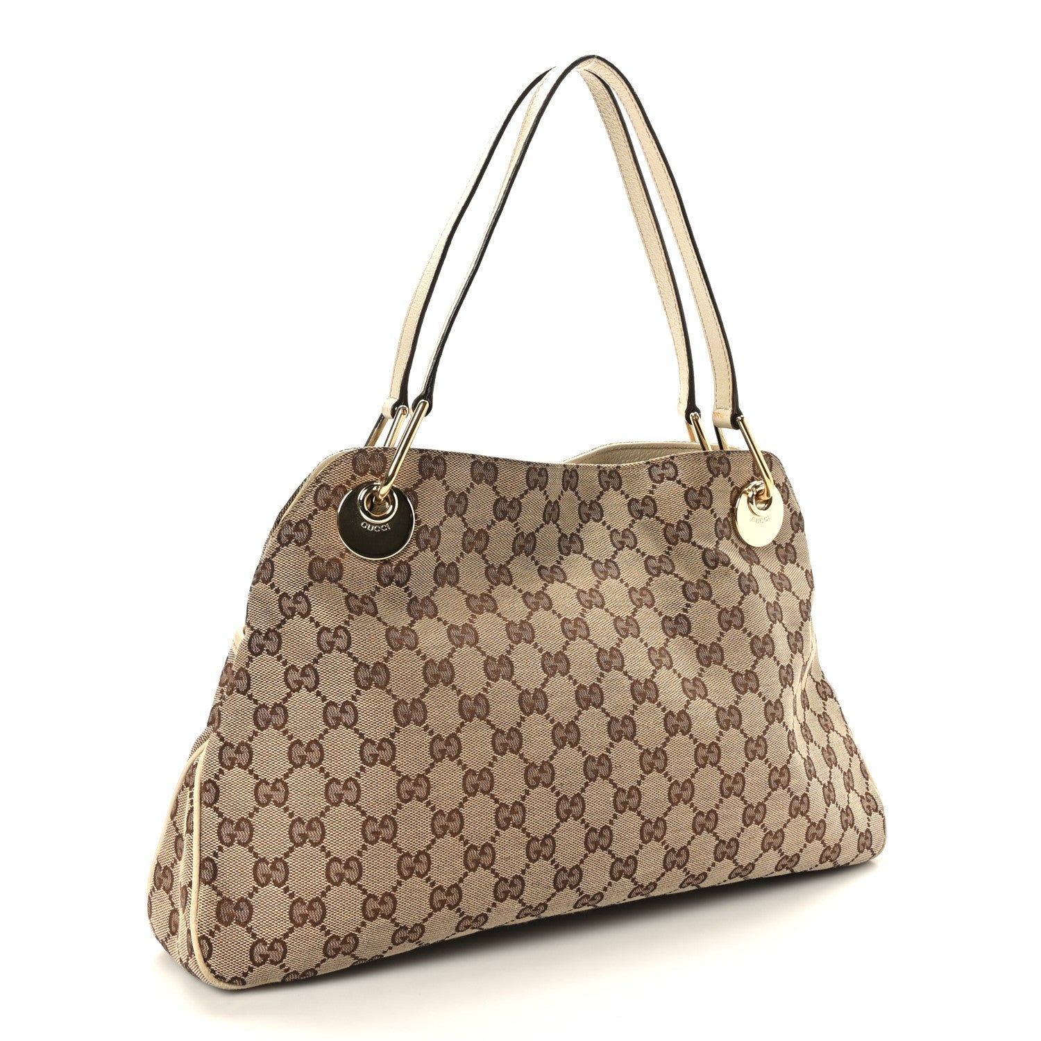 Gucci Monogram Medium Eclipse Shoulder Bag Off White 3 of 9