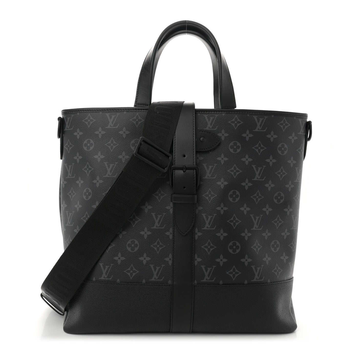 Monogram Eclipse Saumur Tote Black
