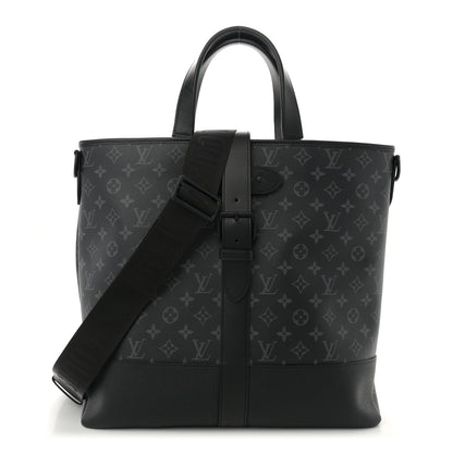 Louis Vuitton Monogram Eclipse Saumur Tote Black 1 of 11