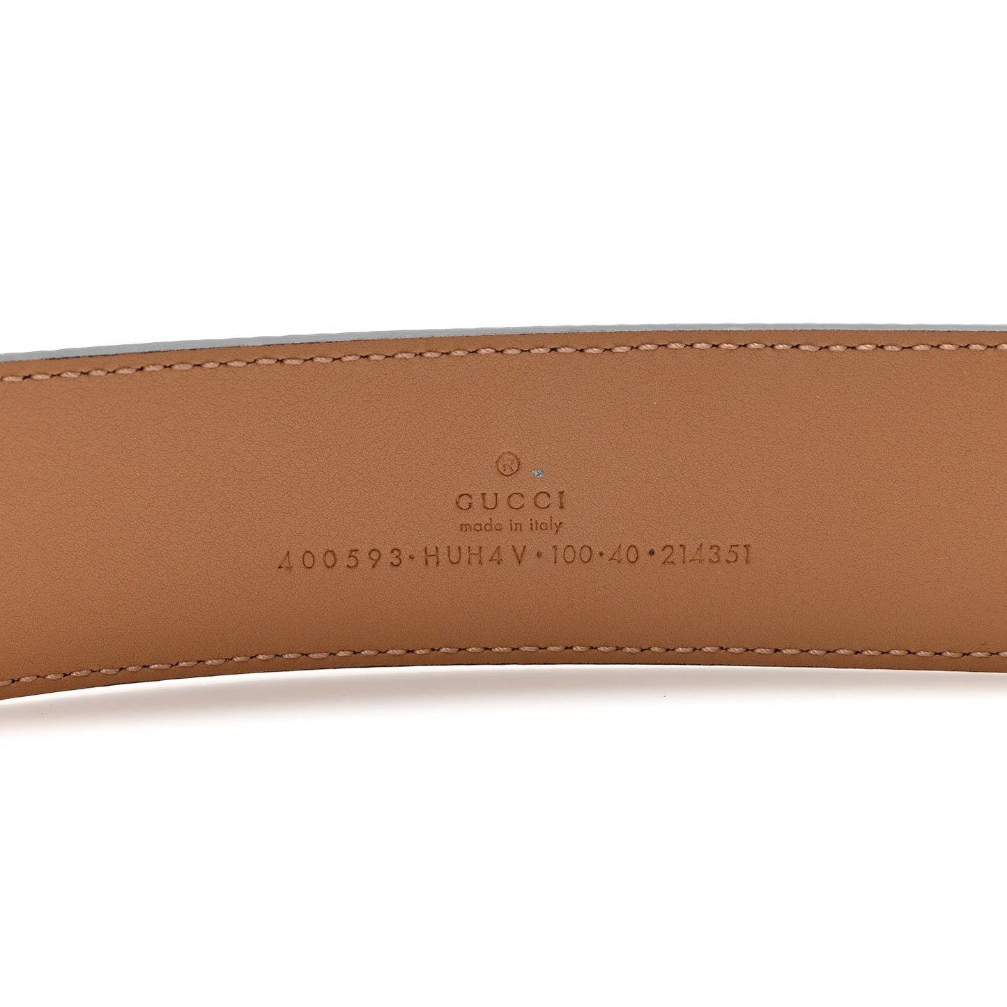 GG Supreme Monogram Matte Plutone Calfskin Double G 40mm Belt 100 40 Beige Ebony Camelia