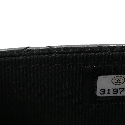 Chanel Caviar Quilted Flap Card Holder Wallet Black 8 of 9