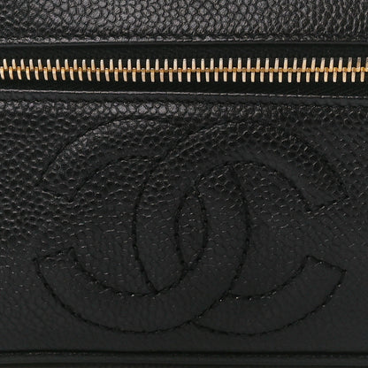 Chanel Caviar Vanity Cosmetic Case Black 8 of 10