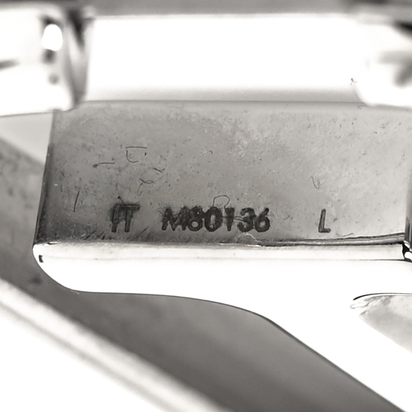 Palladium Louise Hoop Earrings Silver