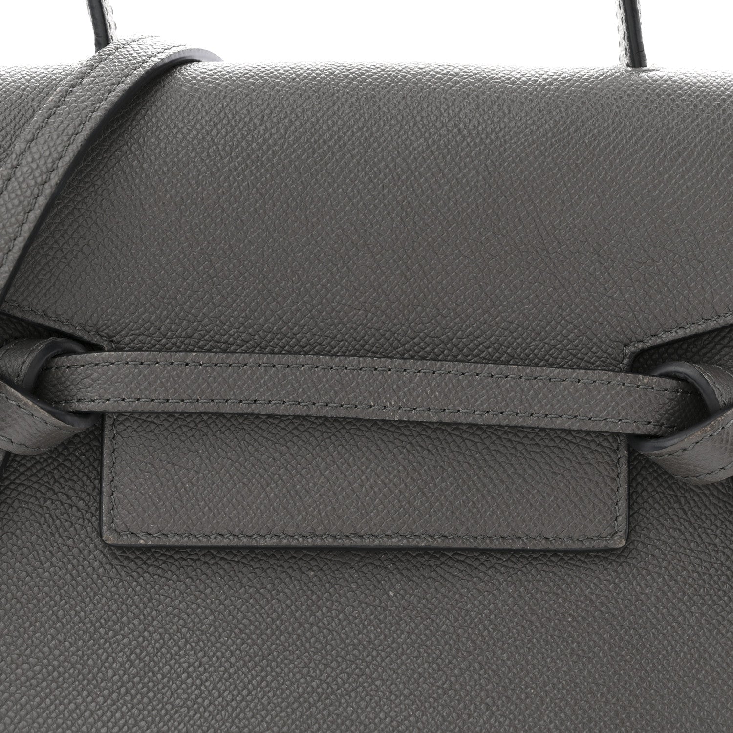 Celine Grained Calfskin Nano Belt Bag Grey 7 of 13
