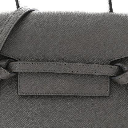 Celine Grained Calfskin Nano Belt Bag Grey 7 of 13