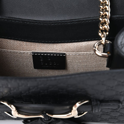 Gucci Microguccissima Mini Emily Shoulder Bag Black 8 of 10
