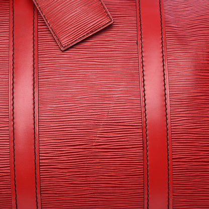 Louis Vuitton Epi Keepall 45 Castillan Red 12 of 18