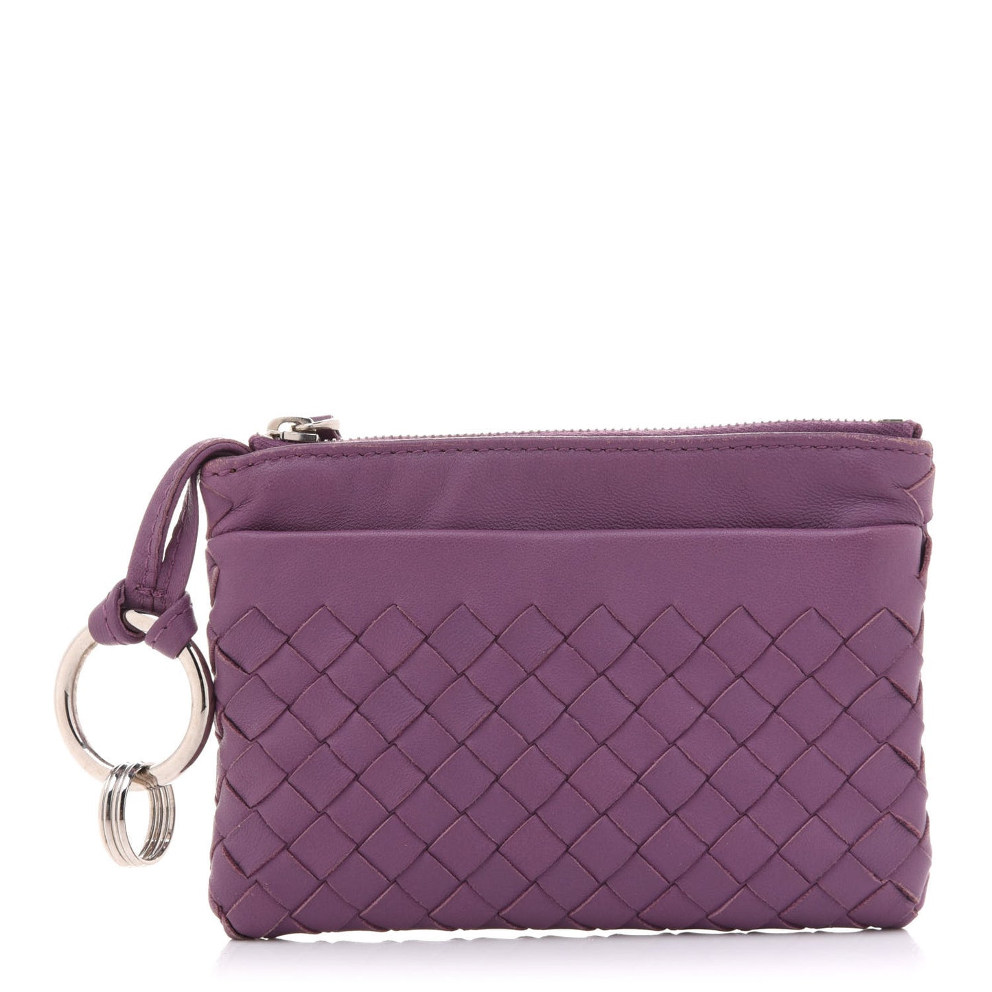 Nappa Intrecciato Key Case Byzantine