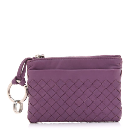 Bottega Veneta Nappa Intrecciato Key Case Byzantine 1 of 11