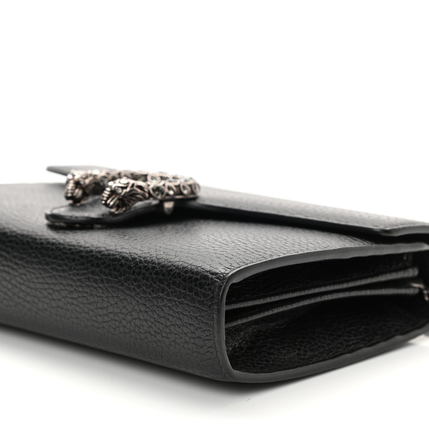 Gucci Calfskin Mini Dionysus Chain Wallet Black 10 of 10