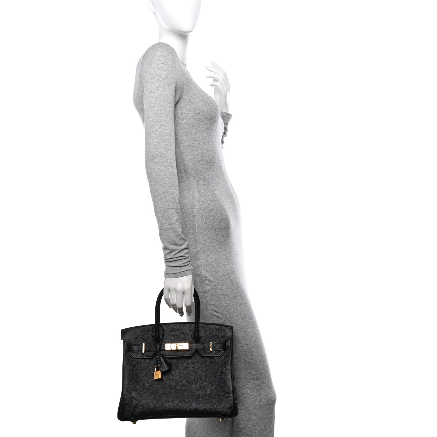 Hermes Epsom Birkin 30 Black 2 of 12