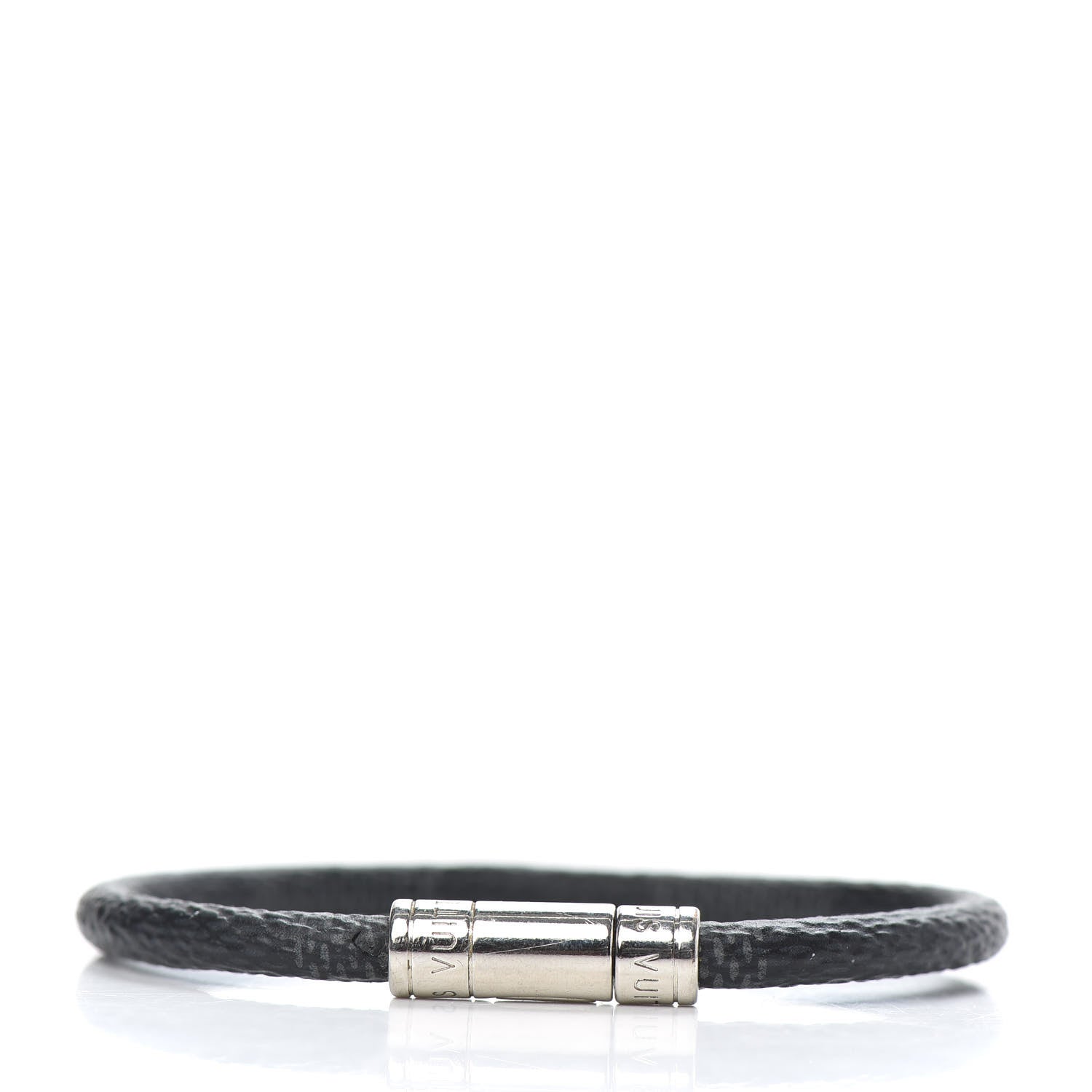 Louis Vuitton Damier Graphite Keep It Bracelet 19 3 of 4