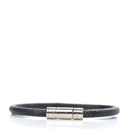 Louis Vuitton Damier Graphite Keep It Bracelet 19 3 of 4