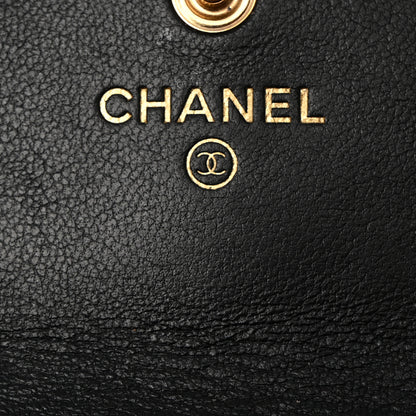 Chanel Lambskin Quilted Chanel 19 Flap Wallet Black 6 of 11