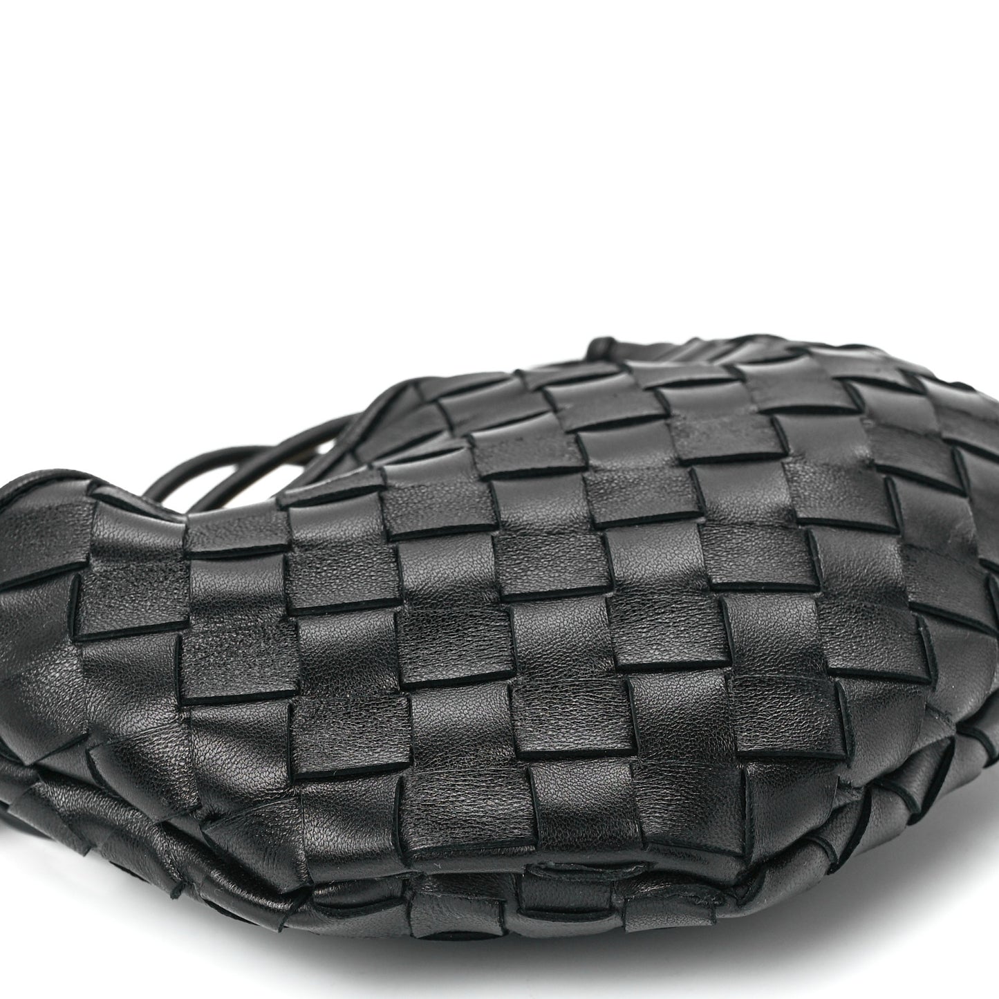 Nappa Intrecciato Mini Sardine Bag Black