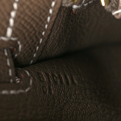 Hermes Epsom Kelly Sellier 25 Etoupe 7 of 9