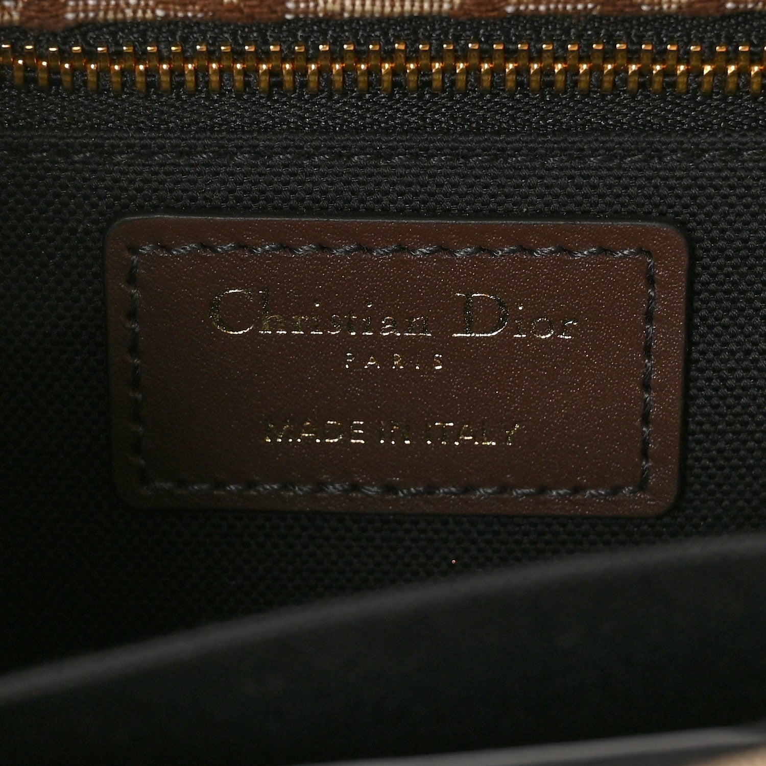 Christian Dior Oblique 30 Montaigne Flap Bag Brown 6 of 9