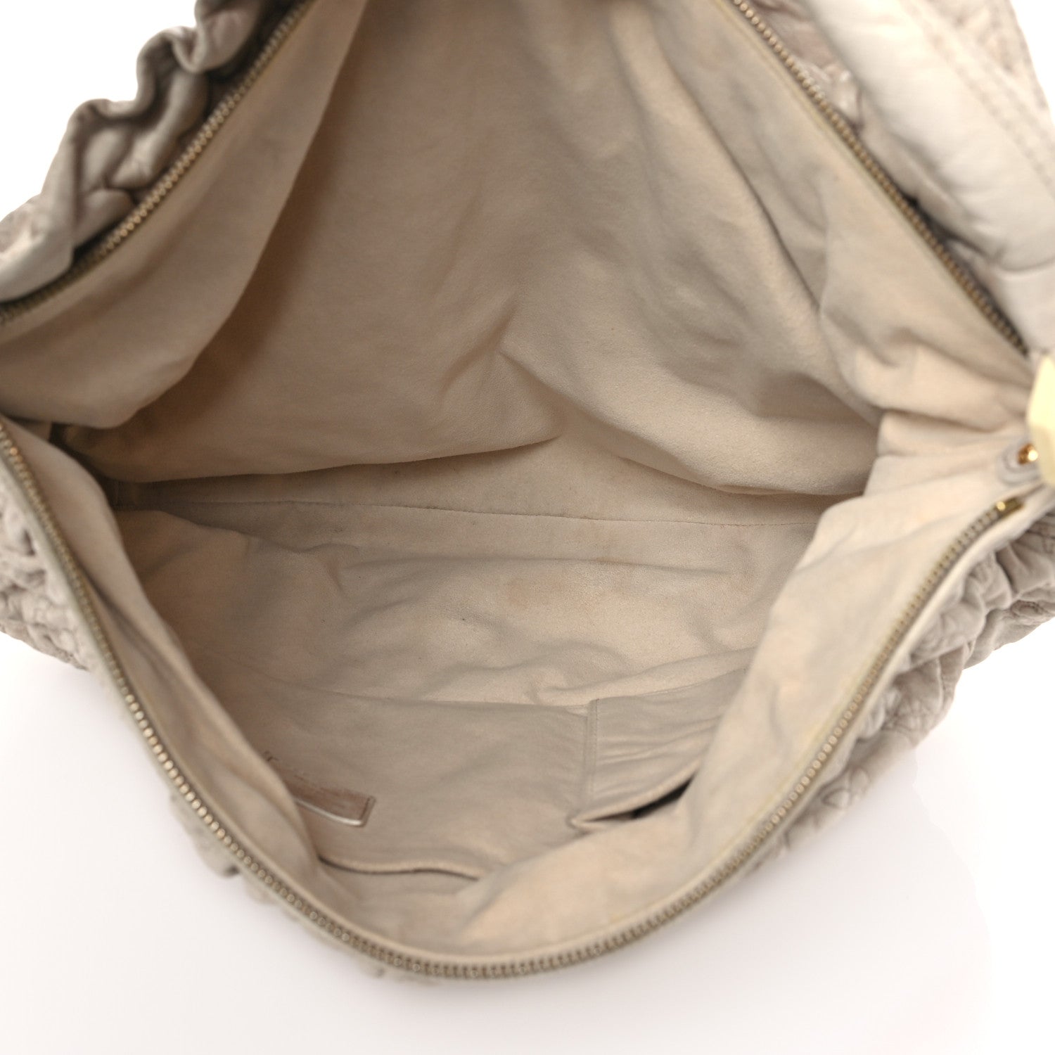 Louis Vuitton Lambskin Olympe Nimbus GM Ecru 5 of 10