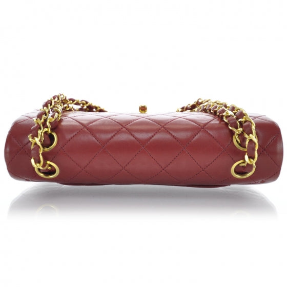 Chanel Lambskin Quilted Small Double Flap Red 5 of 9