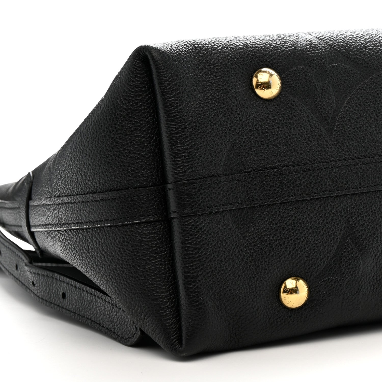 Louis Vuitton Empreinte Monogram Giant CarryAll MM Black 9 of 10