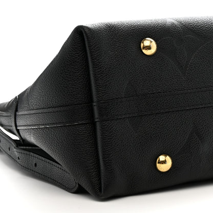 Louis Vuitton Empreinte Monogram Giant CarryAll MM Black 9 of 10