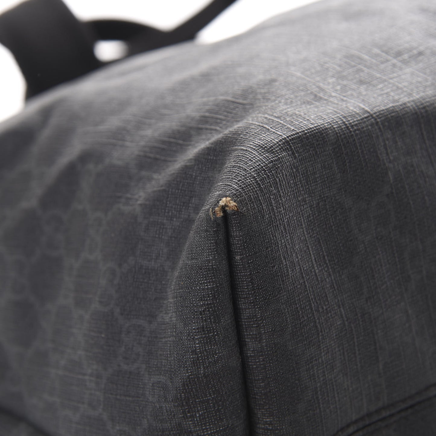 GG Plus Monogram Travel Bag Black